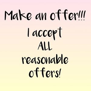 ❤️All reasonable offers will be accepted!!❤️